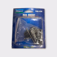 Shakespeare Rail Mount – Fits 7/8" to 1-1/4" Round or Square Rails (Black) New-Open-Box