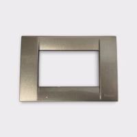 Vimar 16733 Idea 3-Module Metal Cover Plate - Lightly Used - Free Shipping