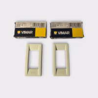Vimar 16781.10 Idea Plate 1 Module Ivory (Lot of 2) - Lightly Used