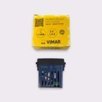 Vimar 19292 ARKE USB Charging Outlet  5V, 120-240 V, 50/60 Hz - Lightly Used