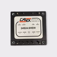 Calex 24S24.6HEW Isolated 150W DC/DC Converter 4:1 Input/ Single 24V Output - New Old Stock