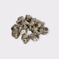 F-Type Terminator Cap 75 ohms (Lot of 13) - New Old Stock - Free Shipping