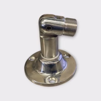 D.Lilly 112, Stainless Steel Round Base Swivel Antenna Mount (1"-14 Thread) - New Open Box
