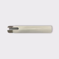 Stainless Steel 6" M to F Antenna Ferrule Extension, White (1"-14 Thread) - New Open Box