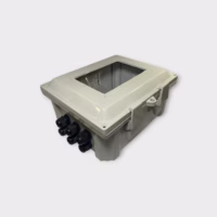 AttaBox Robroy AH1084 Polycarbonate Watertight Enclosure 10"x8"x4" Used/Cut