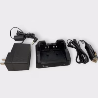 Icom BC-227 Desktop Charger and Power Cables Compatible W/ Several Icom Hand Radios - USED - Tested