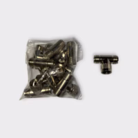 M-358 UHF T Adapter (1 Male PL-259 to 2 Female SO-239) Lot of 10 - New Open Box - Free Shipping