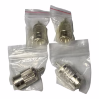 PL-259 (UHF Male) Solder-Type Connector 50-Ohm (Lot of 4) - New Old Stock - Free Shipping!