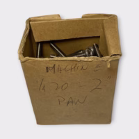 1/4-20 x 2" Phillips Pan Head Machine Screws 18-8 Stainless Steel (Lot of 85) New Out of Box