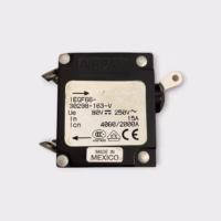Airpax IEGF66-30298-163-V Magnetic Circuit Breaker 15A, 80V/250V,  2-Pole - Lightly Used