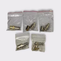 N-Type Female Crimp Connector 50-Ohm f/ LMR-400 (Lot of 5) - New Old Stock/Blem - Free Shipping