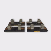 Bussmann / Eaton 3519 Bakelite Cartridge Fuse Block 15A/500V (Lot of 4) *Missing Screws* - Open Box