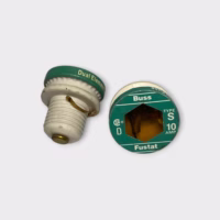 Bussmann S-10 10A/125V Plug Fuse Type-S Dual-Element (Lot of 2) - New Out of Box/Vintage *Tested*