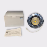 NYGARD International HC-R2001 6" White (4100K) Down Light w/ Blue Accent Ring & DC Plug - NOS