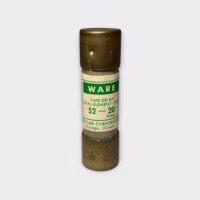 Ware Fuse #52-20 20A/250V Cartridge Fuse Time-Delay Dual-Element - New Out of Box/Vintage *Tested*