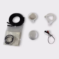 Garmin GXM 52 Satellite Weather Antenna Kit W /Cable & 3 Mounts Tested Good