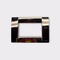 Vimar 16733.36 Idea Classic Cover Plate 3 Module - Metal Chrome - New Old Stock