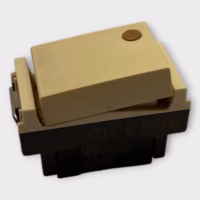 Vimar Idea 16005.F.B On/Off White Rocker Switch 16AX/250VAC with Amber Light - NOS