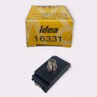 Vimar Idea 16331 F-Type Female Coaxial Socket Outlet - Grey **New**