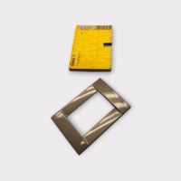 Vimar Idea 16733.24 Metal Titanium 3 Module Classic Die-Cast Cover Plate - NOS