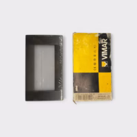 Vimar Idea 16734.45 Slate Grey Metal Classic 4 Module Cover Plate - NOS - Italy