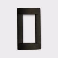 Vimar Idea 16744.16 4 Module Black Technopolymer Cover Plate - NOS - Italy