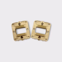 Vimar Idea 17081.B White 1 Module Mounting Frame Grooved for 60 MM NOS - 2 Pack