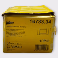 Vimar Idea 3M Gold Plated Classic Metal Placcard New Old Stock Open box 10ct - 30 Day Returns