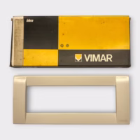Vimar Idea 6 Module White Classic Metal Cover Plate 6M 16736 - New Old Stock
