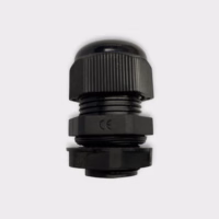 Generic 1/2" NPT Black Nylon Cable Gland Cord Grip Strain Relief 100-Pack NOS