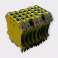 Phoenix Contact 0441012 USLKG 4 Ground DIN Rail Terminal Blocks - NOS - 8 Pack