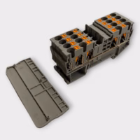 Phoenix Contact 3211797 PT 4-QUATTRO Gray Terminal Block NOS - 4 Pack + 1 Plate