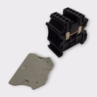 Phoenix Contact UT 2,5 3045088 Black DIN Terminal Block - 5 Pack + 1 Plate - NOS