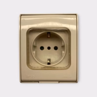 Vimar 12331 IP55 16A 250V Italian P30 Grounded Electrical Outlet NOS Italy Made