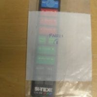 Sitex Keyboard Keypad Membrane FASCIA COVER PLASTIC - NEW PART for CVS-208 PN021
