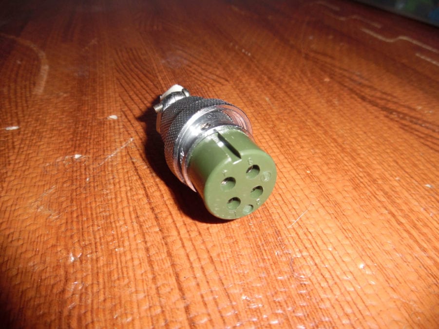 Furuno 000160159 Transducer Plug 4Pin Round For FCV1000 1100 ETR